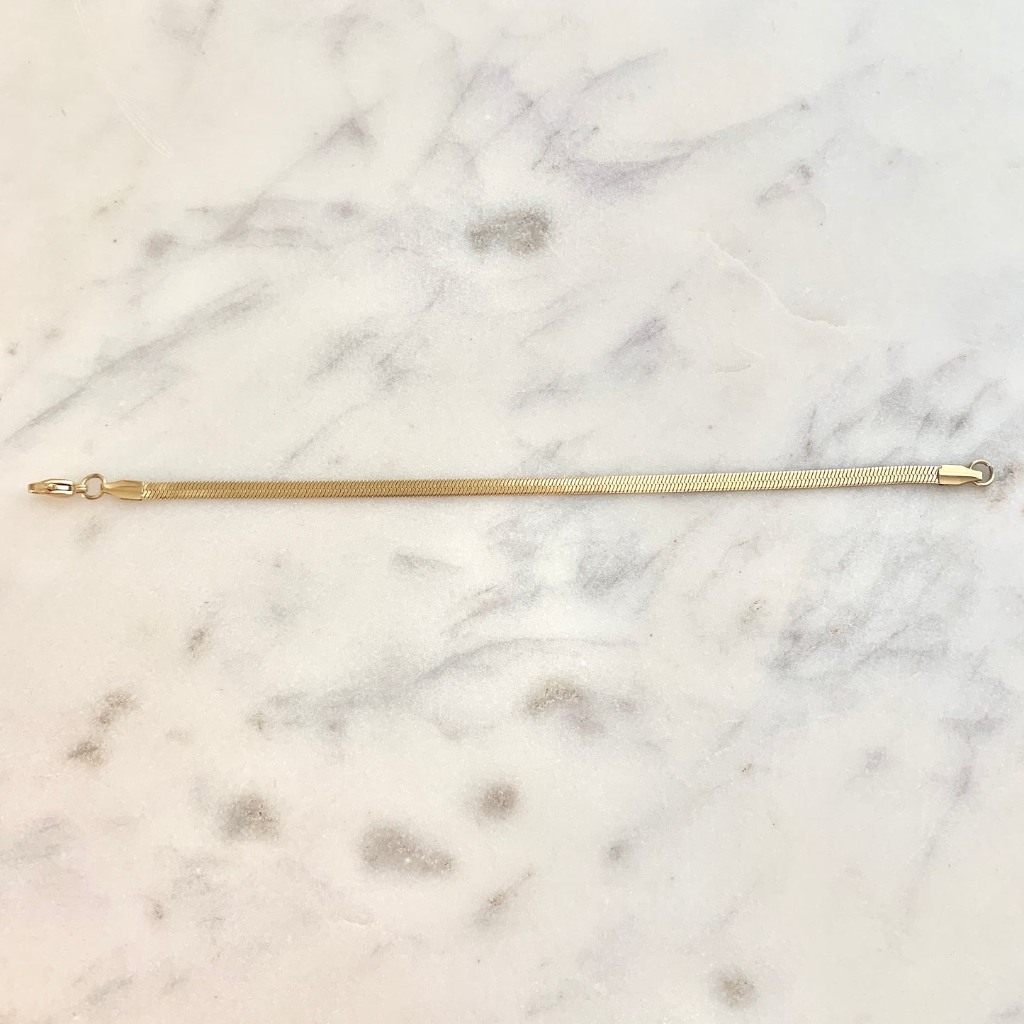 Herringbone Gold Bracelet