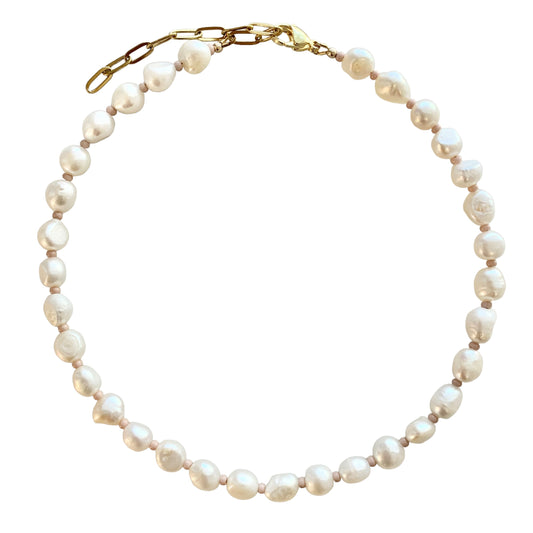 Summer Pearl Choker Necklace