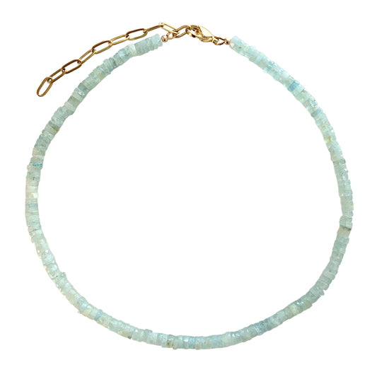 Pale Turquoise Quartz Necklace