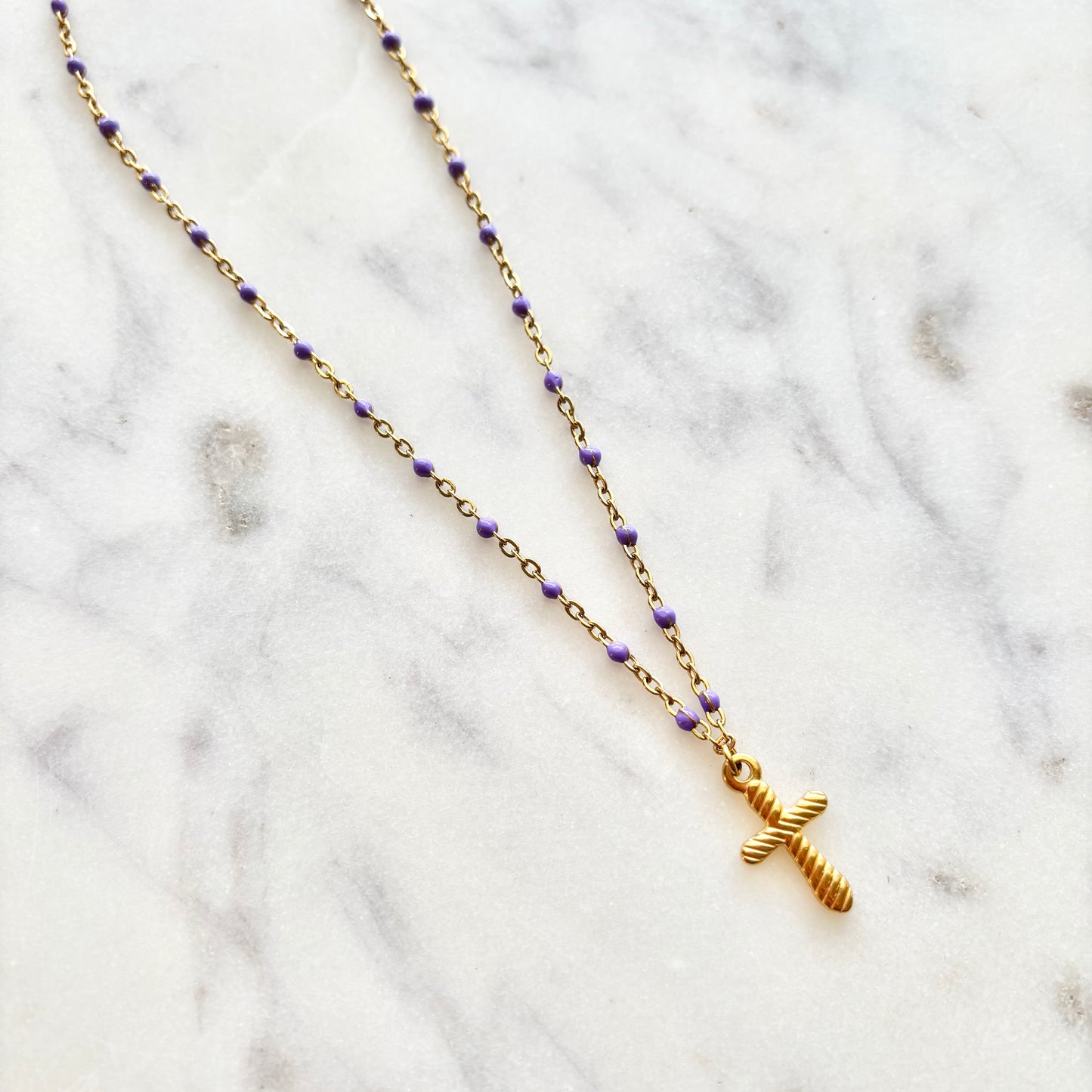 Gold Cross Necklace