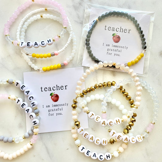 Teacher Gift Bracelet