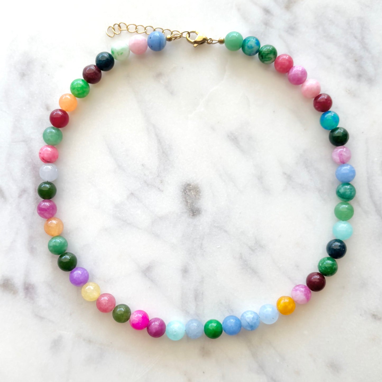 Multicolor Gemstone Necklace