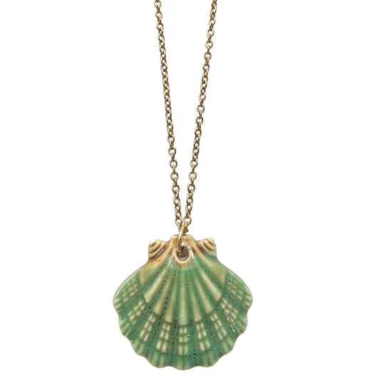 Porcelain Shell Chain Necklace - Many Color Options!