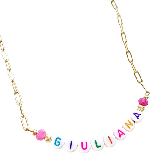 Custom Name Paperclip Chain Necklace