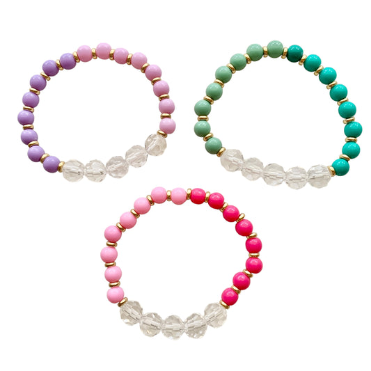 Kids Crystal and Color Bracelet