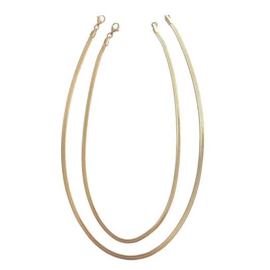 Herringbone Gold Necklace