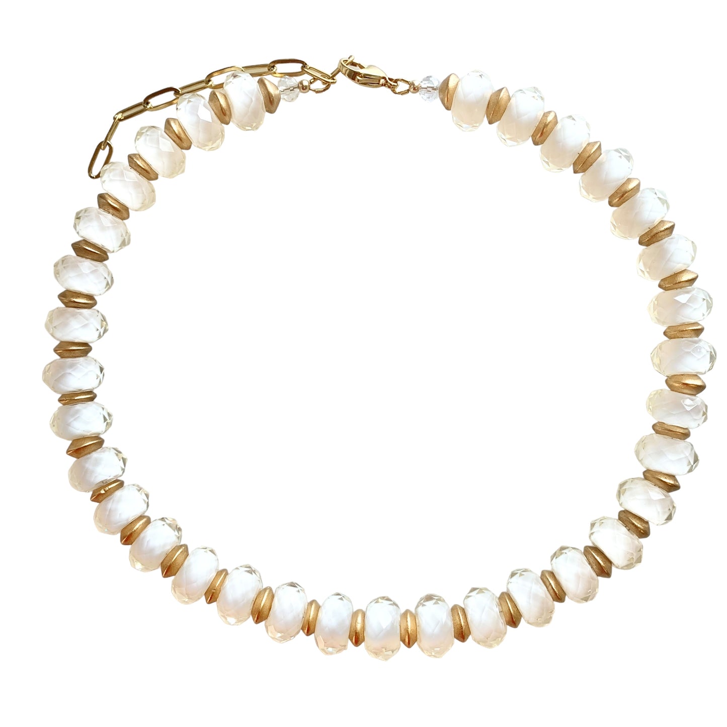 White Summer Fun Necklace