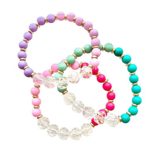 Kids Crystal and Color Bracelet