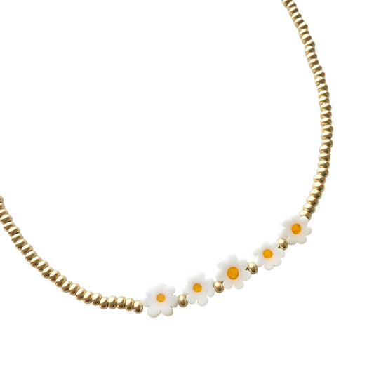 Daisy and Gold Choker