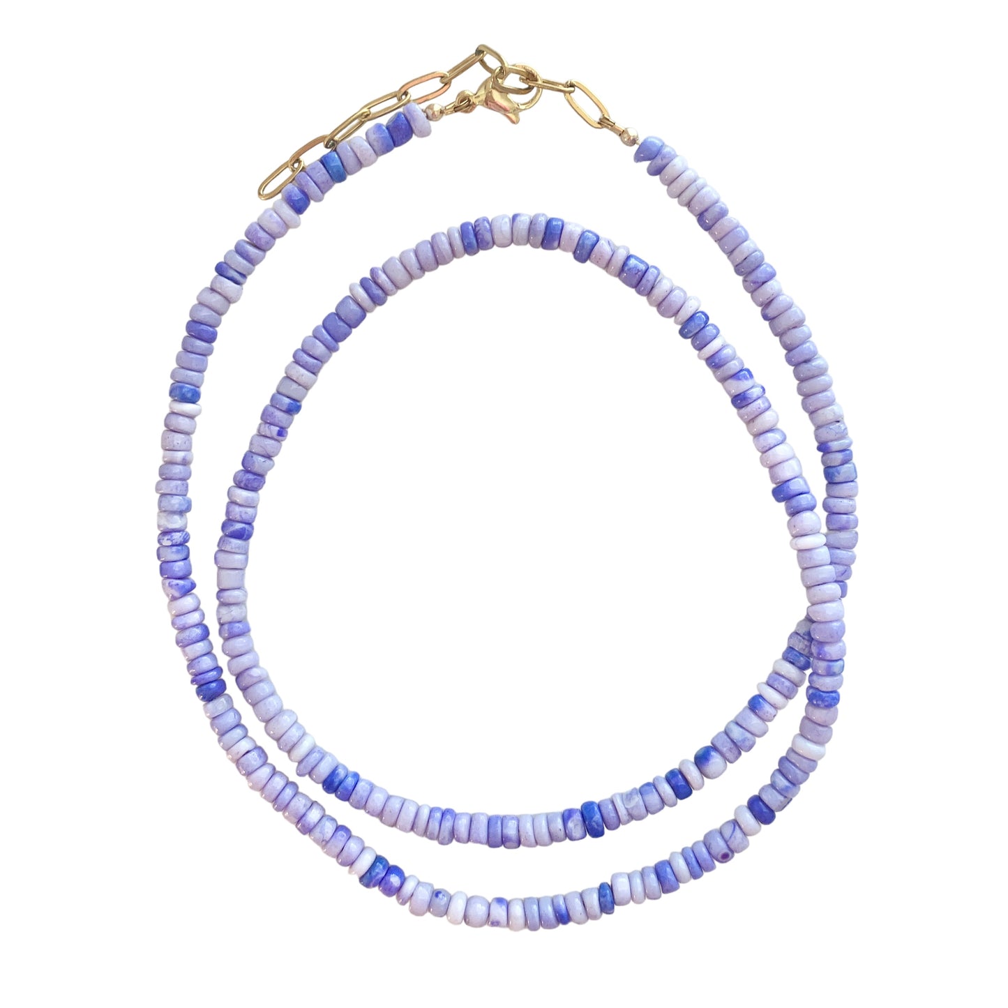 Shades of Lavender Long or Wrap Gemstone Necklace