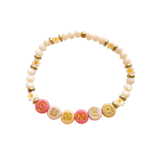 Daisy Girls Name Bracelet