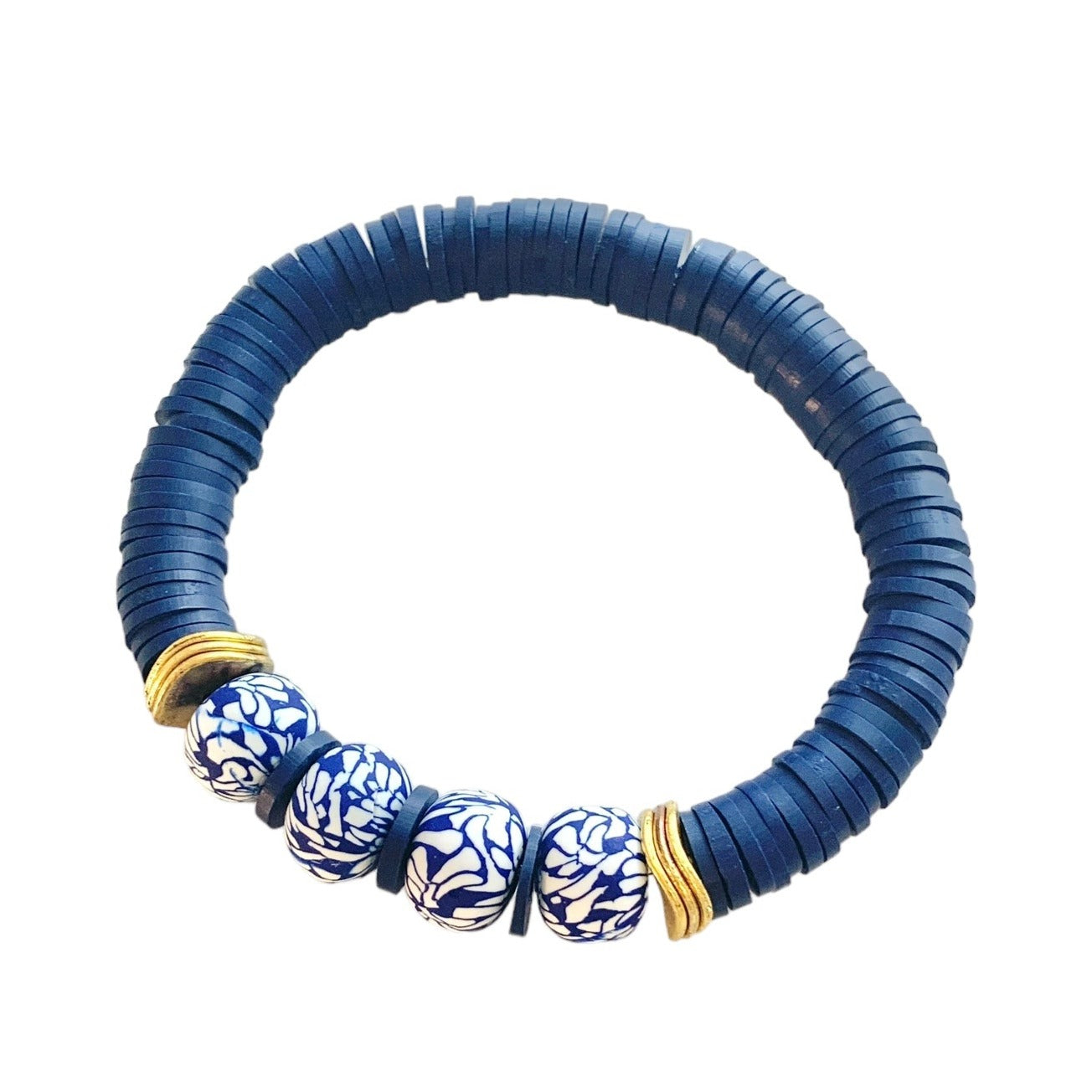 Chinoiserie Heishi Bracelet