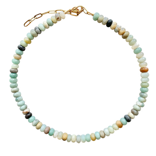 Smooth Amazonite Gemstone Necklace