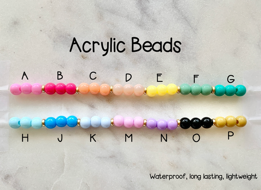 Custom Name Bracelet - Clear & Acrylic