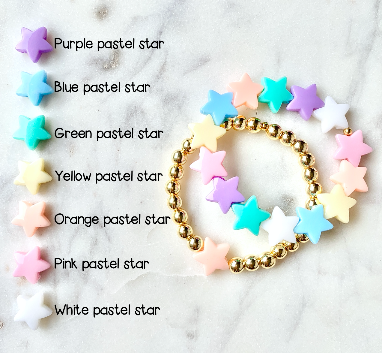 Kids Stars Stretch Bracelet